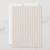 Rustieke Herfst Baby shower Bingo Game Kaart (Achterkant)