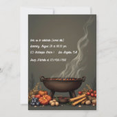 Rustieke herfst BBQ Herfst Gathering Kaart (Voorkant)