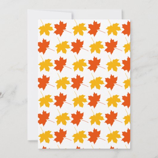 Rustieke herfst bladeren herfst bloemen 60e verjaa kaart (Achterkant)