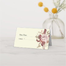 *Rustieke Herfst Bloeit Waterverf achtergrond