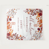 Rustieke Herfst Bloem Fotohokje Achtergrond Wandkleed (Voorkant (horizontaal))