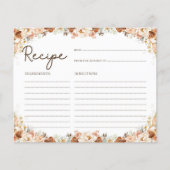 Rustieke Herfst Bloemen Boho Vrijgezellenfeest (Voorkant)