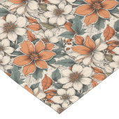 Rustieke Herfst Bloemen Tafelloper Seizoensgebonde (Hoek)