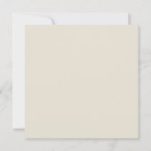 Rustieke Herfst bloemenelegante bruiloft Kaart (Achterkant)