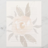 Rustieke Herfst bloemenrecept Multomap papier Flyer (Achterkant)