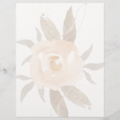 Rustieke Herfst bloemenrecept Multomap papier Flyer (Achterkant)