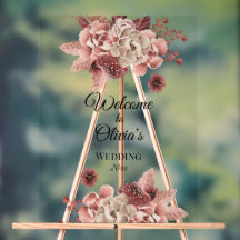 Rustieke Herfst Blooms Cream Waterverf