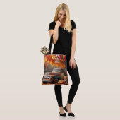 Rustieke/ herfst boerderij truck tote bag (Op model)