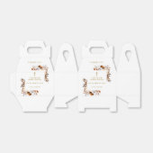 Rustieke Herfst Boho Botanisch Modern Bevestiging Bedankdoosjes (Uitgevouwen)