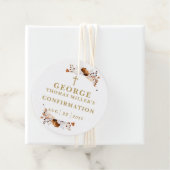 Rustieke Herfst Boho Botanisch Modern Bevestiging Bedankjes Labels (In situ)