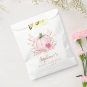 Rustieke herfst boho pompoen baby meisje douche bedankzakje (Gezegeld)