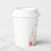 Rustieke herfst boho pompoen baby meisje douche papieren bekers (Rechts)