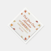 Rustieke herfst boomgaard appelpluk picknick serve servet (Hoek)