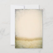 Rustieke Herfst boomtakken Bruiloft RSVP Kaarten Kaartje (Achterkant)