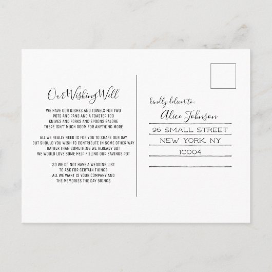 Rustieke herfst bruiloft RSVP Briefkaart (Achterkant)