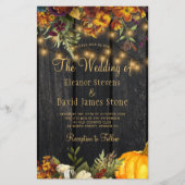 Rustieke herfst budget alles in een bruiloft uitno (Voorkant)