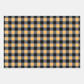 Rustieke Herfst Buffalo Plaid Pattern Inpakpapier Vel (Voorkant 2)