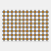 Rustieke Herfst Buffalo Plaid Pattern Inpakpapier Vel (Voorkant)