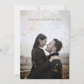 Rustieke Herfst Burgandy Bohemian Wildflower Bruil Kaart (Achterkant)