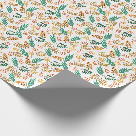 Rustieke Herfst Cadeaupapier (Hoek)