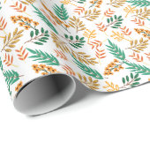 Rustieke Herfst Cadeaupapier (Rol Hoek)