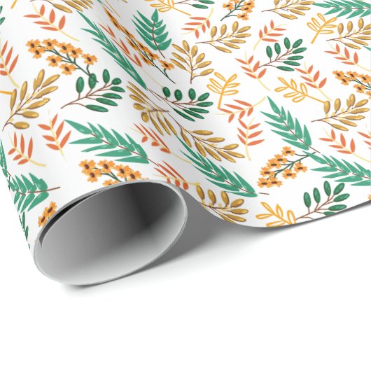 Rustieke Herfst Cadeaupapier (Rol Hoek)