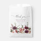 Rustieke Herfst Country Boho Favor Bag Bedankzakje (Voorkant)
