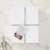 Rustieke Herfst Country Boho Vrijgezellenfeest Fav Cadeaulabel (Met Touw)