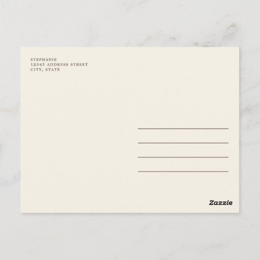 Rustieke herfst een beetje pompoen Baby shower Briefkaart (Achterkant)