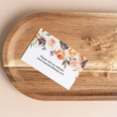 Rustieke herfst Elegant Bloemen Website invoegen K Visitekaartje