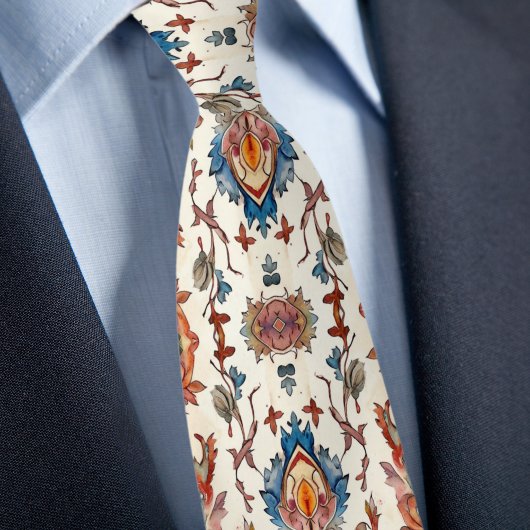 Rustieke Herfst en blauw Stropdas