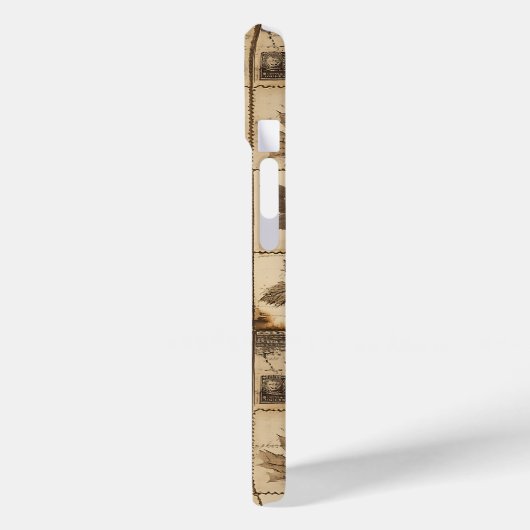 Rustieke herfst Ephemera Collage | Warm aards (2) Case-Mate iPhone Case (Achterkant / Links)