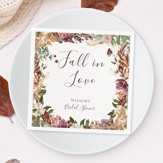 Rustieke Herfst Floral Servet