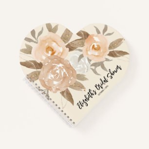 Rustieke Herfst Floral Vrijgezellenfeest Gastenboe Notitieboek