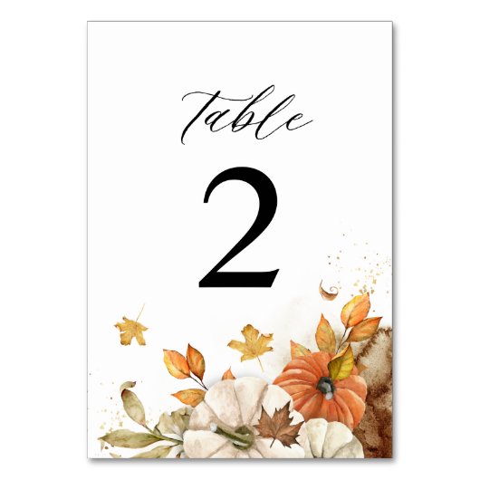 Rustieke Herfst Foliage Bruiloft Kaart (Achterkant)