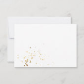 Rustieke Herfst Foliage Bruiloft RSVP Kaart (Achterkant)