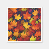 Rustieke Herfst Foliage Servet (Voorkant)