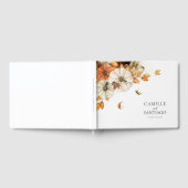 Rustieke herfst gebladerte bruiloft gastenboek (Volledig)