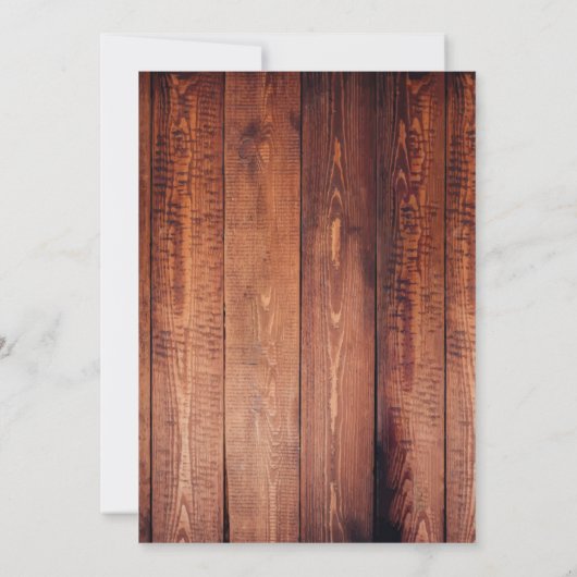 Rustieke Herfst Geel Wilde Rozen Virtual Wedding Kaart (Achterkant)