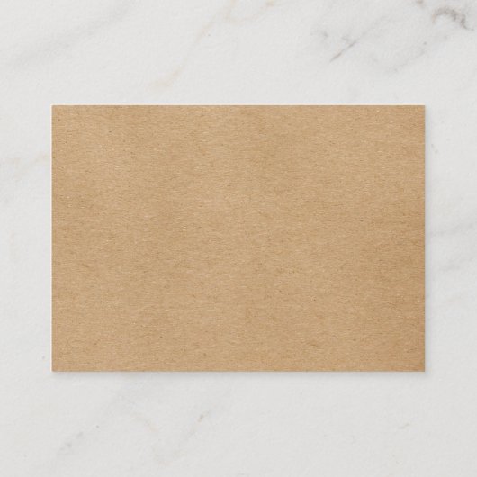 Rustieke Herfst Herfst Bloemen bruiloft Dank u Plaatskaartje (Achterkant)