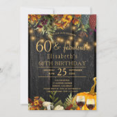 Rustieke herfst herfst elke leeftijd mijlpaal verj kaart (Voorkant)