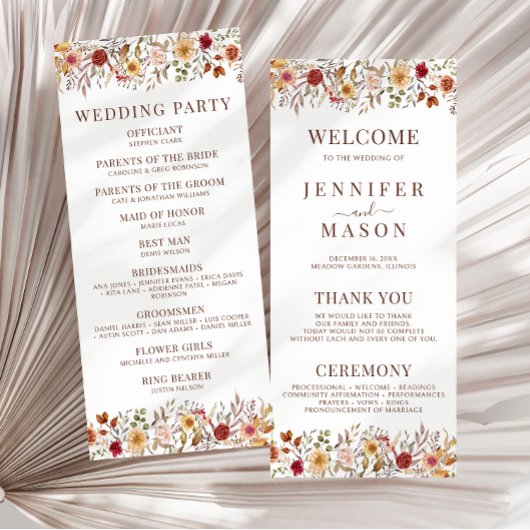 Rustieke Herfst herfst gedroogde bloemen bruiloft 