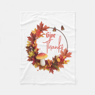 Rustieke Herfst Herfst Geef Bedankt Fleece Deken