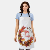 Rustieke herfst Herfst geven Bedankt Schort (Gedragen)