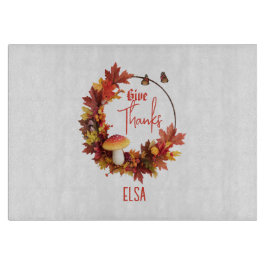 Rustieke herfst Herfst geven Bedankt Snijplank