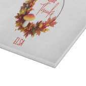 Rustieke herfst Herfst geven Bedankt Snijplank (Hoek)