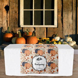 Rustieke Herfst Herfst Pompoen Wildflower Thanksgi Wandkleed