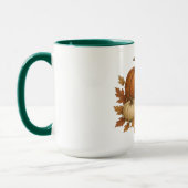 Rustieke Herfst/Herfst pompoenen & bladeren Mok (Links)