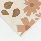 Rustieke Herfst Herfst Pompoenen Wildflowers Blade Fleece Deken (Hoek)