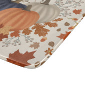 Rustieke Herfst Herfst Pompoenen Wildflowers Blade Snijplank (Hoek)